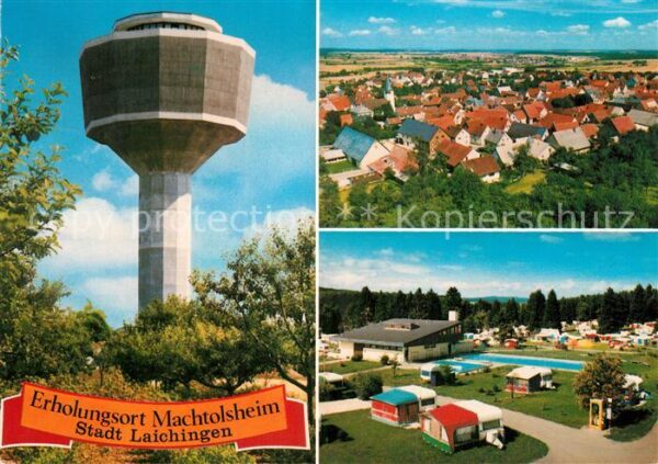 Machtolsheim Wasserturm Panorama Camping
