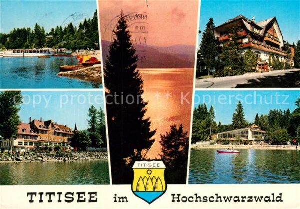 Titisee Teilansichten Schwarzwaldhotel