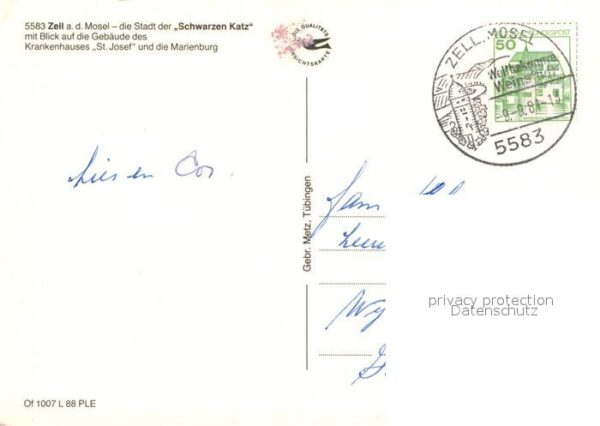 Zell Mosel Moselpartie Krankenhaus St Josef und Ma – Bild 2