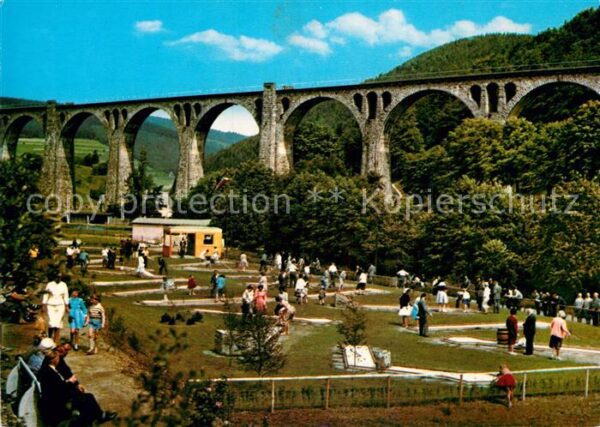 Willingen Sauerland Kleingolfplatz am Viadukt