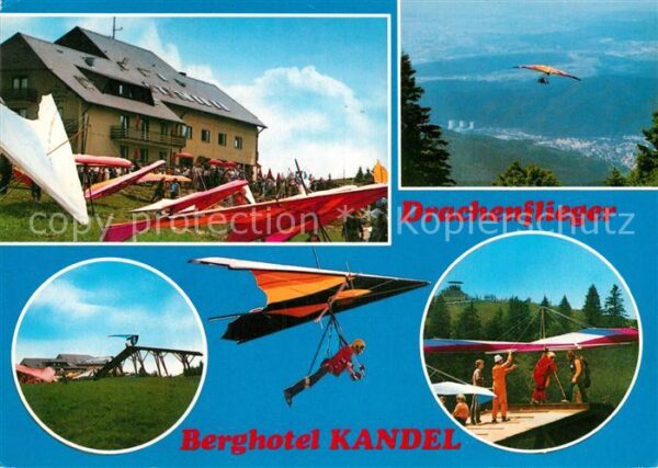 St Peter Schwarzwald Berghotel Kandel Drachenflieger