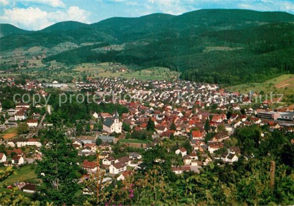 Zell Harmersbach Fliegeraufnahme