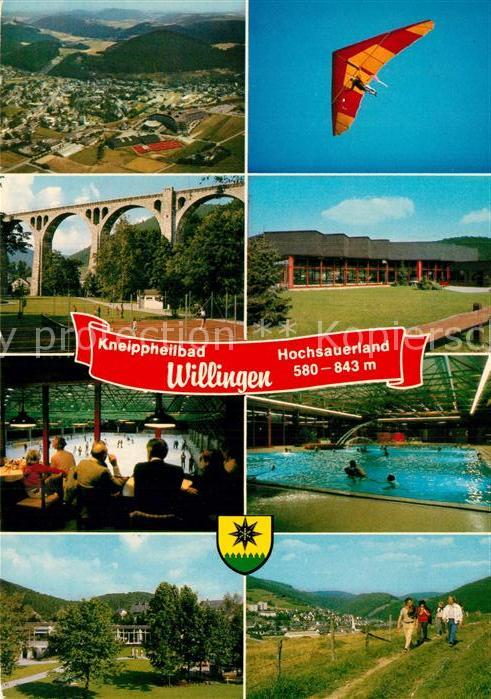 Willingen Sauerland Fliegeraufnahme Drachenflieger Viadukt