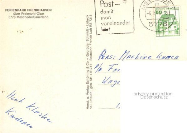 Meschede Ferienpark Frenkenhausen Fliegeraufnahm – Bild 2