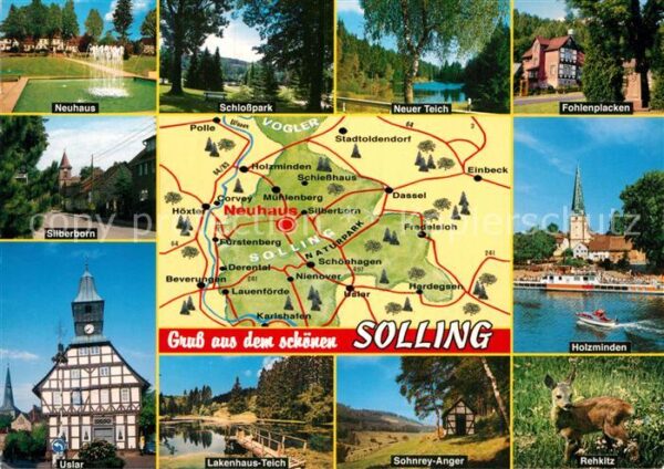 Neuhaus Solling Schlosspark Neuer Teich Fohlenplacken U