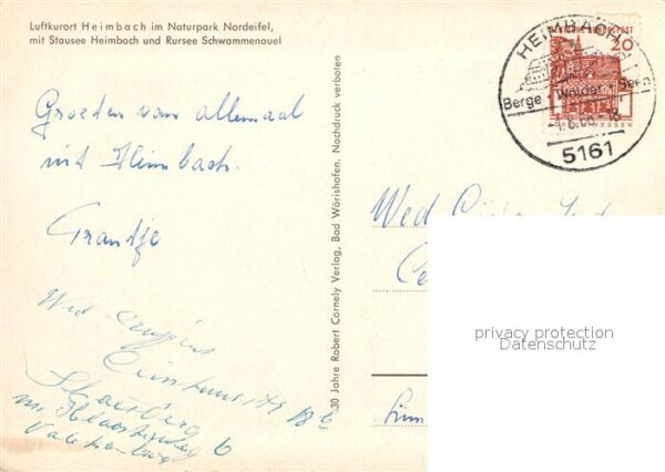 Heimbach Eifel Burg Stausee Heimbach Rursee Schwammena – Bild 2