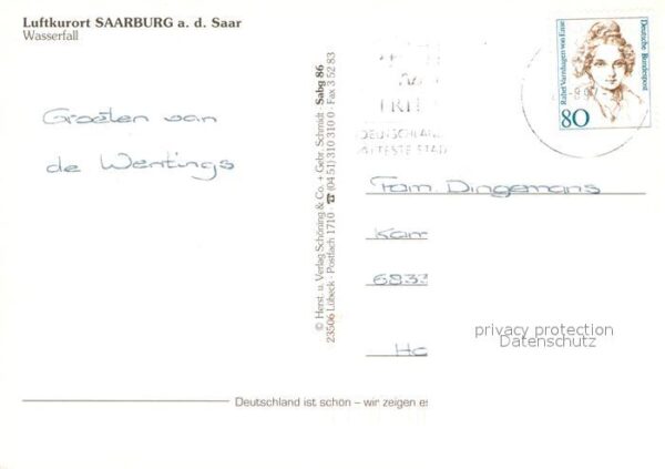 Saarburg Saar Wasserfall – Bild 2