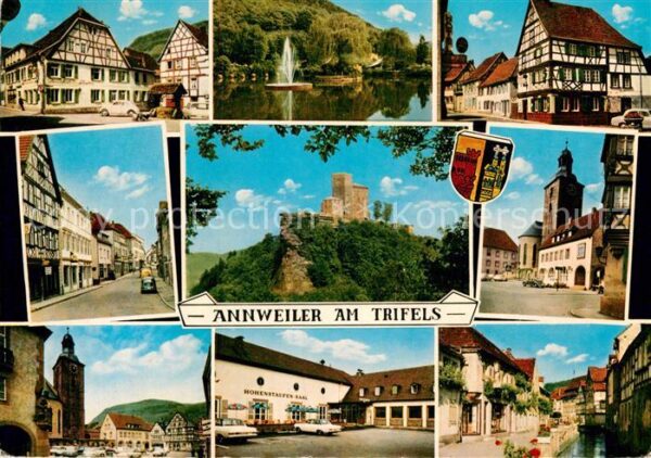 Annweiler Trifels Fachwerkhäuser Burg Rathaus Hohenstaufe