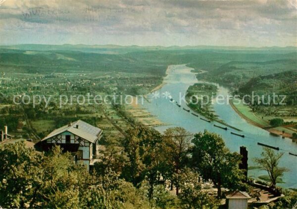 Nonnenwerth Rhein Panorama