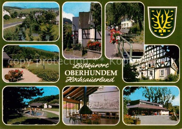 Oberhundem Ortsmotive Restaurant Fachwerkhäuser