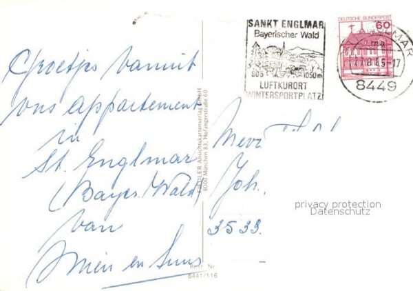 St Englmar Gipfelkreuz Panorama Ortsmotive – Bild 2