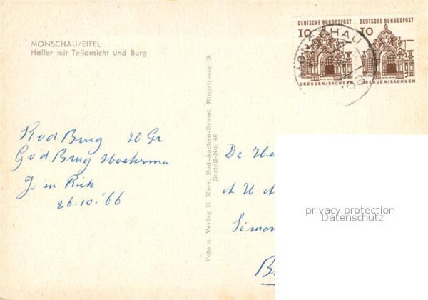 Monschau Fliegeraufnahme mit Burg Haller – Bild 2