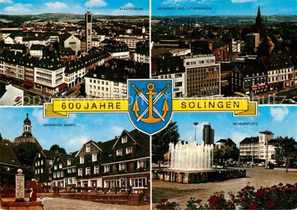 Solingen Stadtkirche Neumarkt und Lutherkirche G
