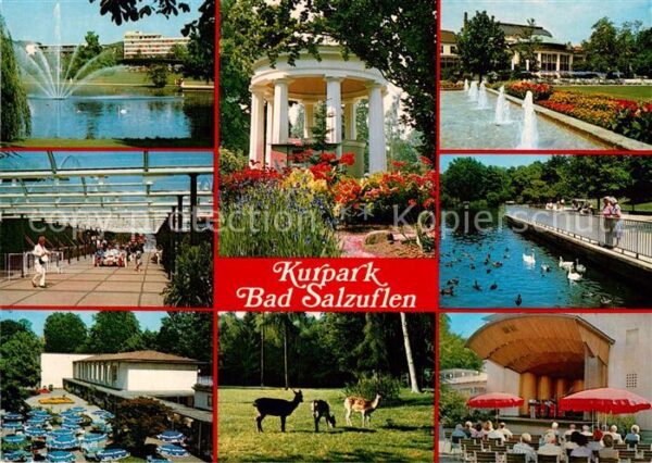 Bad Salzuflen Kurhaus Pavillon Springbrunnen Kurpark