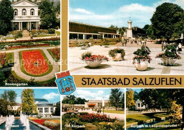 Bad Salzuflen Rosengarten Saline Kurhaus Kurpark Leop