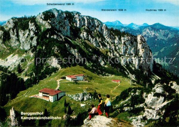 Kampenwand Chiemgau Berggasthof Kampenwandseilbahn Scheiben