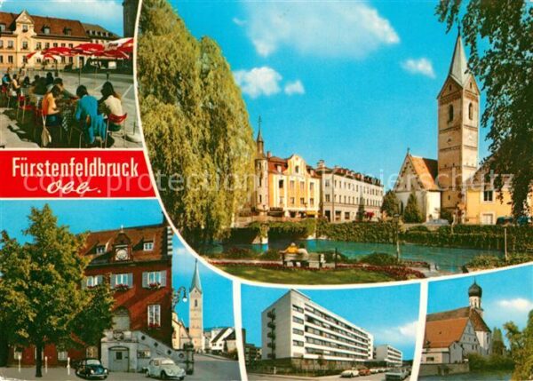 Fuerstenfeldbruck Leonhardi Kirche Marktplatz Rathaus
