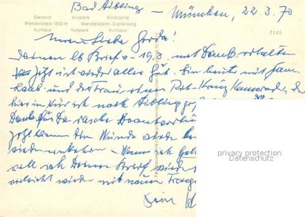 Bad Aibling Teilansichten Wendelstein Kurhaus Kurpa – Bild 2