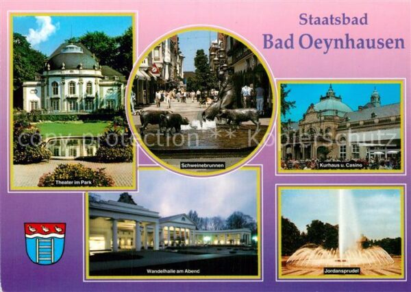Bad Oeynhausen Theater im Park Schweinebrunnen Kurhaus