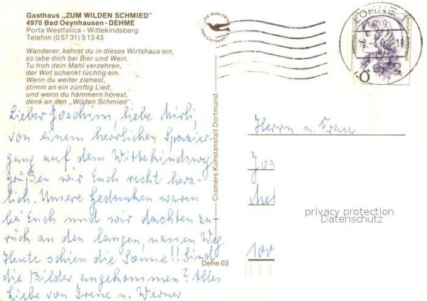 Dehme Der wilde Schmied Gasthaus Zum Wilden S – Bild 2