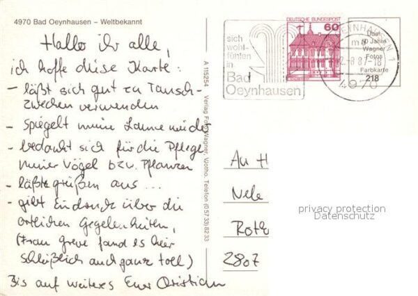 Bad Oeynhausen Wandelhalle Wasserspiele Kurpark Kurhau – Bild 2