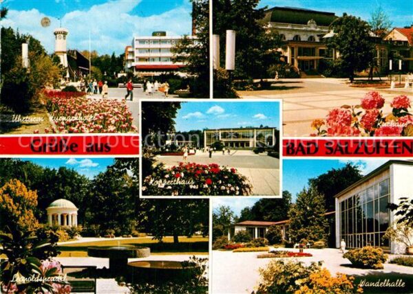 Bad Salzuflen Uhrturm Kurpark Kurhaus Leopoldsprudel
