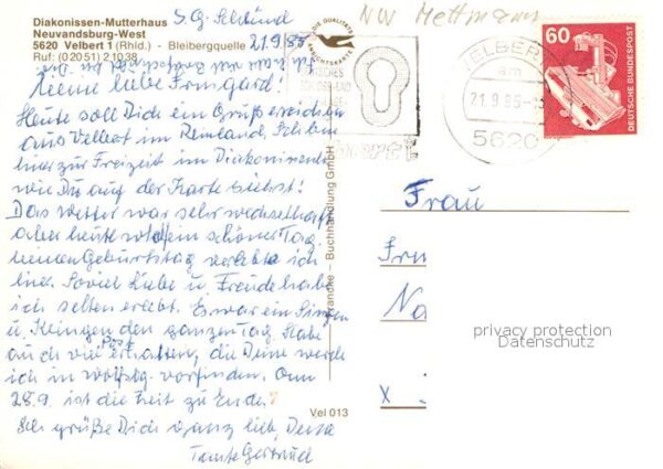 Velbert Diakonissen Mutterhaus Haus Tanne Alten – Bild 2