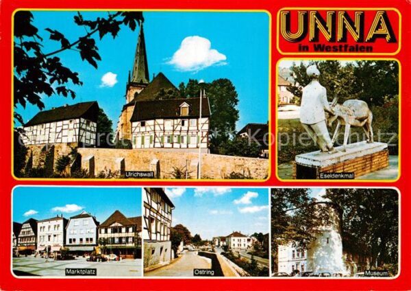 Unna Ulrichswall Eseldenkmal Marktplatz Ostr