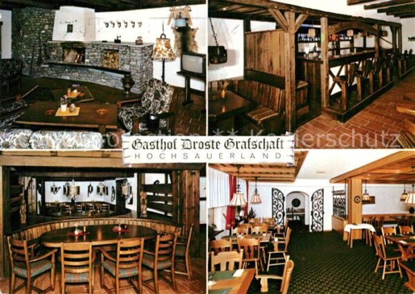 Grafschaft Sauerland Gasthof Droste Gasträume