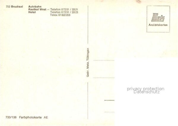 Bruchsal Fliegeraufnahme Autobahn-Rasthof-West H – Bild 2