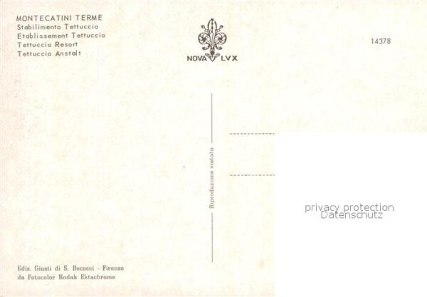 Montecatini Terme Stabilimento Tettuccio – Bild 2