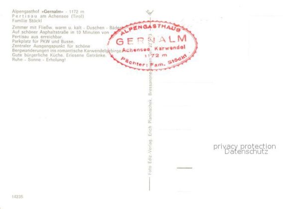 Achensee Gern Alm Alpengasthof Pertisau – Bild 2