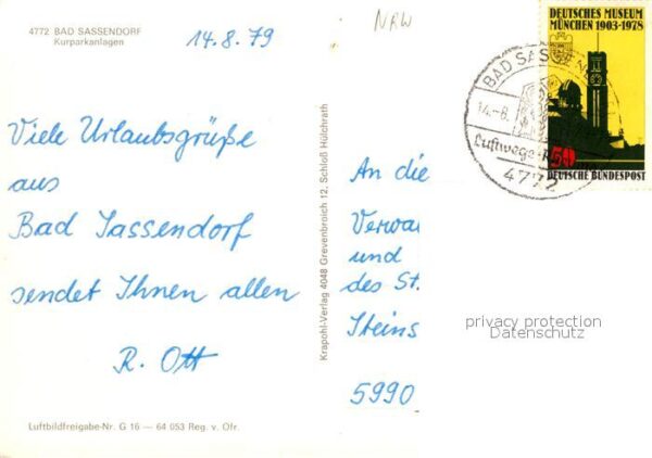 Bad Sassendorf Fliegeraufnahme Kurpatkanlagen – Bild 2