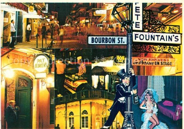 New Orleans Louisiana Bourbon Street