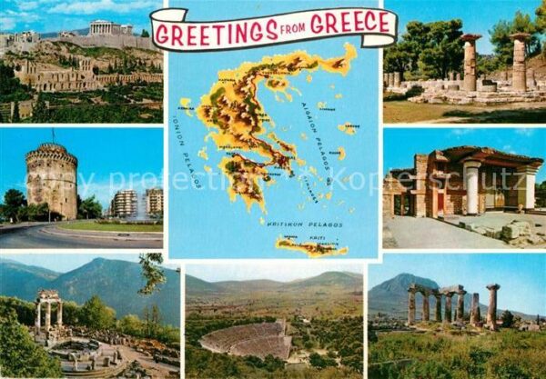 Griechenland Greece Tempel Akropolis Freilichttheater