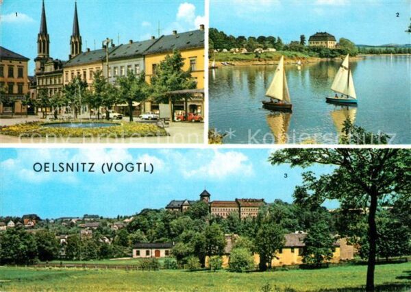 Oelsnitz Vogtland Ernst Th?lmann Platz Talsperre Park Sch