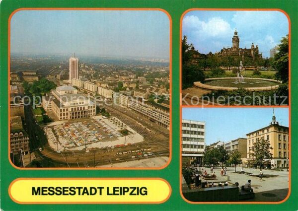 Leipzig Fliegeraufnahme Rathaus Grimmaischer St