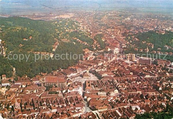 Brasso Brasov Kronstadt Fliegeraufnahme