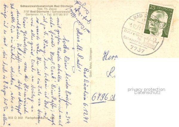 Bad Duerrheim Schwarzwaldsanatorim Bad-D?rrheim – Bild 2