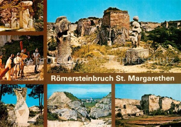 St Margarethen Steinburg Bildhauer Symposion Passionsspielszene