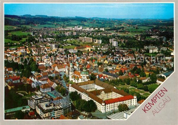 Kempten Allgaeu Fliegeraufnahme