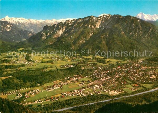 Bad Reichenhall Fliegeraufnahme Gro?gmain Bayerisch-Gma