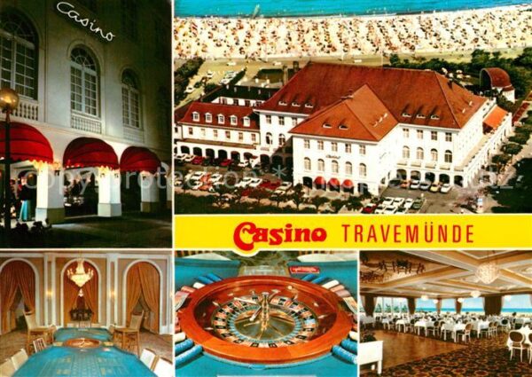 Travemuende Ostseebad Fliegeraufnahme Casino
