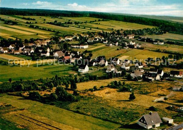 Silberborn Fliegeraufnahme im Solling