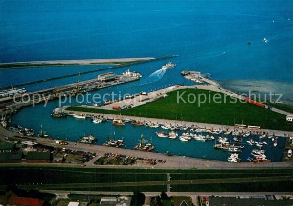 Norden Ostfriesland Fliegeraufnahme Hafen