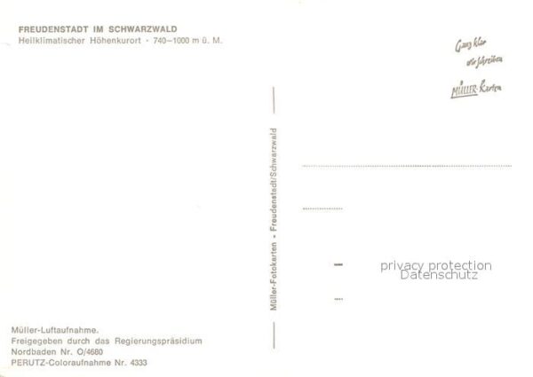 Freudenstadt Fliegeraufnahme – Bild 2