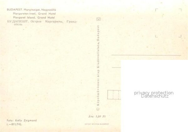 Budapest Margitsziget Grand-Hotel – Bild 2