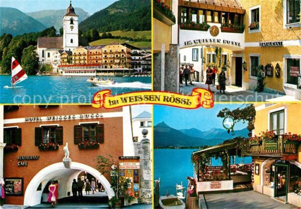 St Wolfgang Salzkammergut Weisses R?ssl am Wolfgangsee