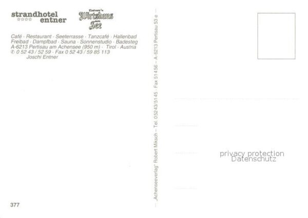 Pertisau Achensee Strandhotel Entner Wirtshaus am See – Bild 2