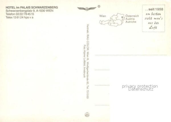 Wien Fliegeraufnahme mit Hotel im Palais Sch – Bild 2